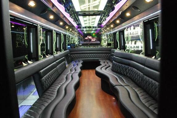Memphis 25 Passenger Limo bus Interior
